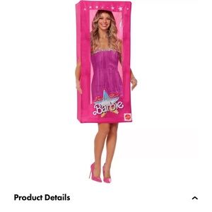 Adult Barbie inflatable box costume